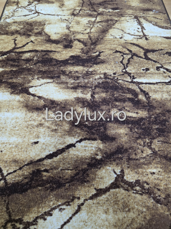 Traversă la metru liniar, Model Roc Maro-Auriu – Cauciucată și Antiderapantă 120 cm latime C1727 [2]