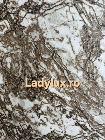 Latime 120 - Traversă la Metru Liniar, Model Marmorat Maro+Alb  OKY Latime 120 cm