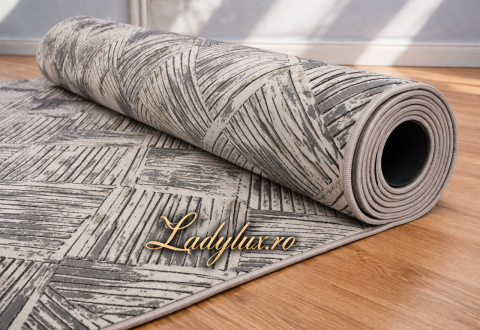 Latime 120 - Traversă la Metru Liniar, Model Parchetel Gri Latime 120 cm