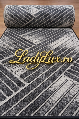 Latime 80 - Traversă la Metru Liniar, Model Parchet Gri OKY Latime 120 cm