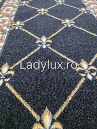 Traversă la metru liniar, Model RGL Negru – Cauciucată și Antiderapantă 70 cm latime C1716 [1]