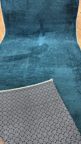 TRAVERSE - Traversă la metru liniar, Model Puff Verde -  Antiderapantă 100 cm latime