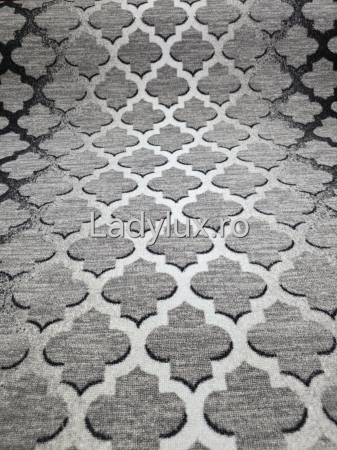 Traversă la metru liniar, Model Pav3D nuante de negru si gri – Cauciucată și Antiderapantă 120 cm latime C1729 [3]