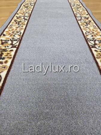 Latime 70 - Traversă la metru liniar, Model RGL Gri  – Cauciucată și Antiderapantă 70 cm latime C1719