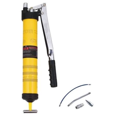 Pistol de Gresare Profesional LAKY L900 UZ, 500g, Presiune 12.000 PSI, Furtun Flexibil și Furtun Metalic Incluse [2]