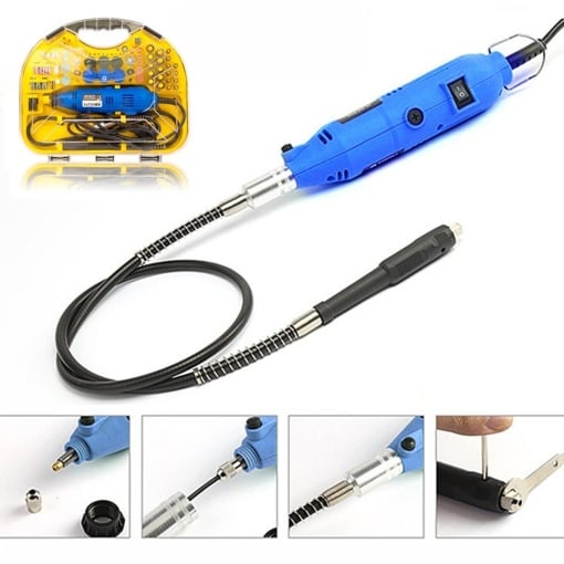 Set Trusă Minifreză Tip Biax, 117 Piese, 135W, 10.000-33.000 RPM [2]