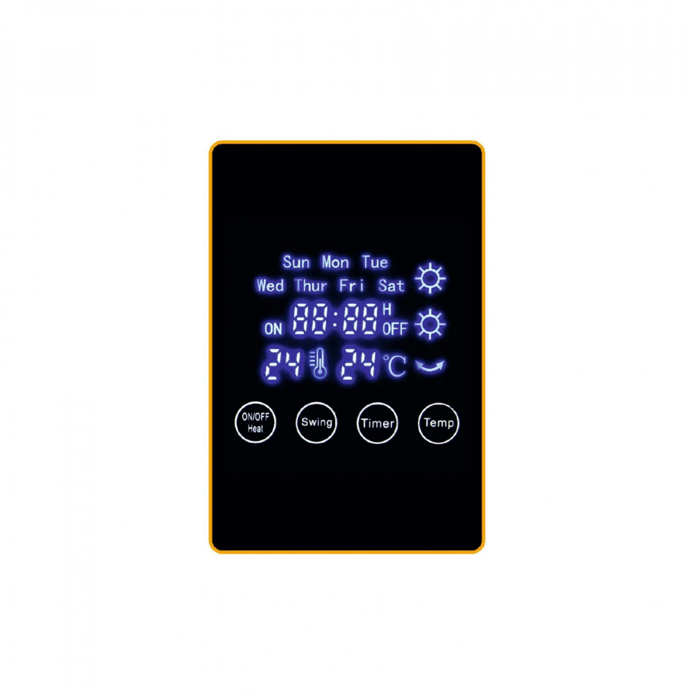 Aerotermă de perete cu ventilator si telecomanda 2000w, cu program stop [4]