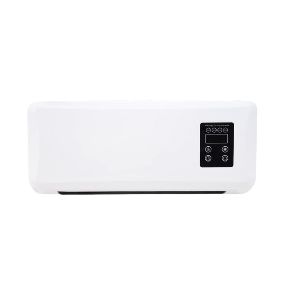 Aerotermă Electrică 2 în 1 Cald/Rece, 1800W, Temperatură Reglabilă 16–40°C, Telecomandă, Protecție la Supraîncălzire, Montare pe Perete, Alb [2]