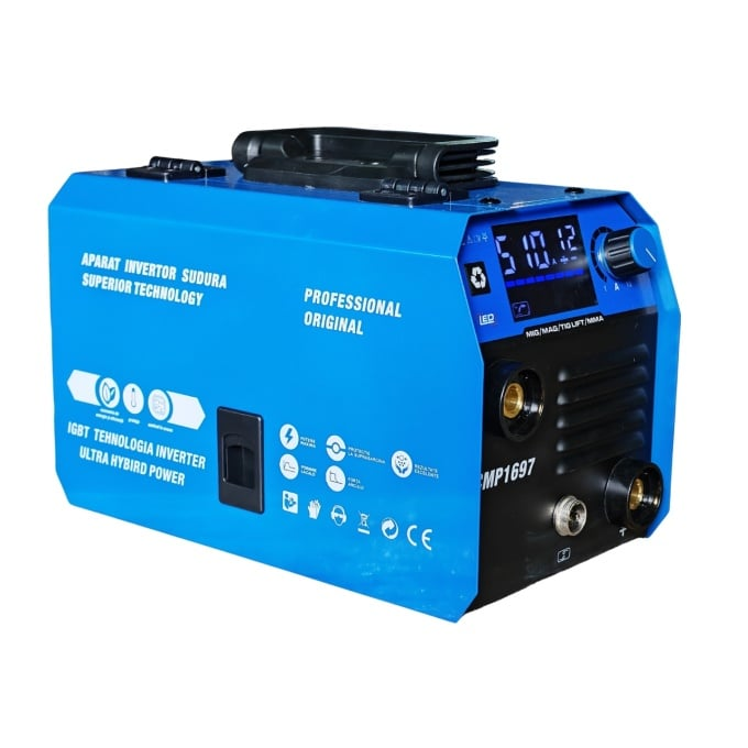 Aparat de sudura tip Invertor cu sarma 510A, MMA/MIG/MAG (TIG LIFT optional) afisaj digital, ventilat, URAL MASH IGBT TEHNOLOGY ULTRA HYBRID POWER [2]