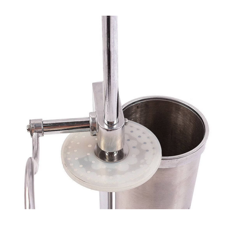 Aparat de umplut Carnati Vertical din Inox 4 kg, 6 palnii incluse (10 mm, 17 mm, 21 mm, 25 mm si 29 mm) PROFESIONAL [3]