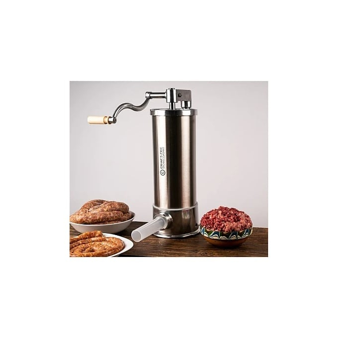 Aparat de umplut carnati, vertical, inox, capacitate 4 kg, 6 palnii incluse, sistem anti bule, PROFESIONAL [5]