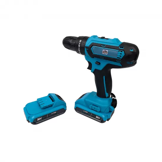 Autofiletanta de Gaurit si Insurubat German 36V, 5 Ah Albastra cu 2 Acumulatori + 30 Accesorii [4]