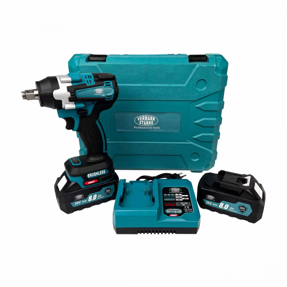 Bormasina cu Impact 48V, Cu 2 Acumulatori, 3500 RPM valiza accesorii [3]