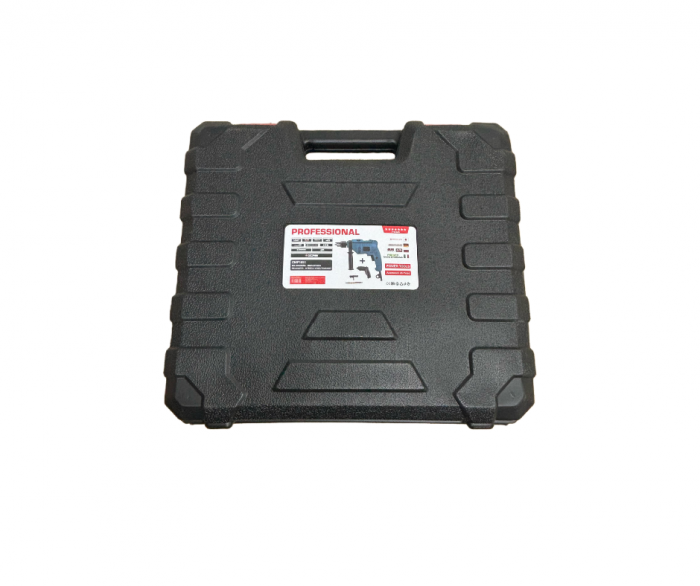 Bormasina cu percutie, mandrina stabila cu cheie CAMPION Professional + CADOU AUTOFILETANTA in valiza transport cu 32 accesorii [5]