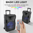 Boxa difuzor Bluetooth Karaoke Microfon cu iluminare LED RGB Difuzor cu bass mare Funcționare cu baterie Radio pe acumulator [8]