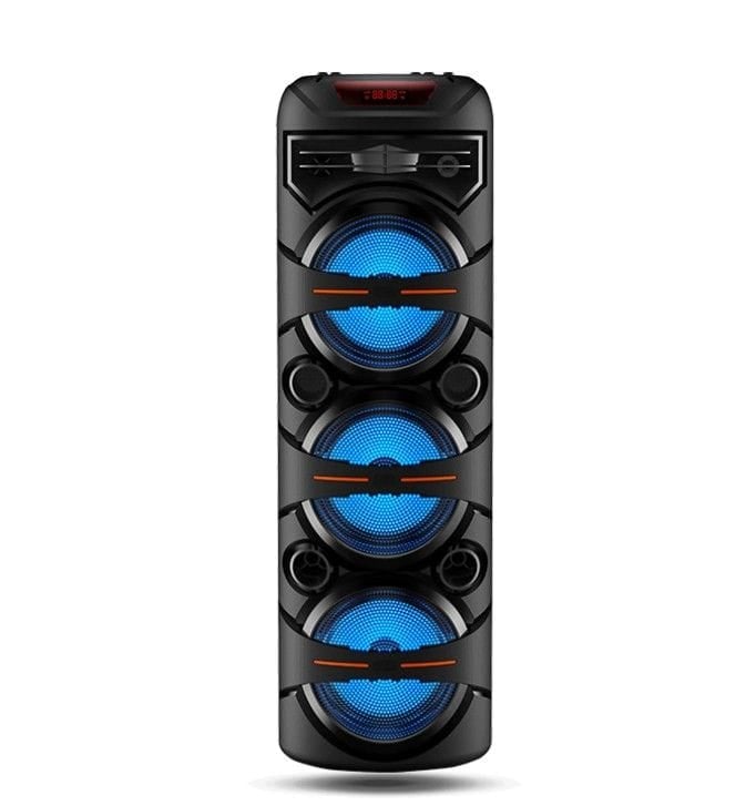 Boxa portabila de mare putere 450W Bluetooth cu 3 Difuzoare Telecomanda si Microfon [5]