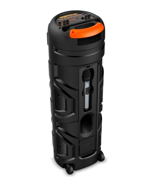 Boxa portabila de mare putere 450W Bluetooth cu 3 Difuzoare Telecomanda si Microfon [4]
