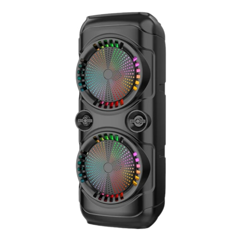Boxă Portabilă Bluetooth ZQS8220S,18.000W, 4500mAh, Microfon și Telecomandă Incluse, Karaoke, RGB LED [3]