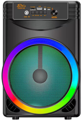 Boxa portabila ZQS8146 48W P.M.P.O USB BT AUX FM microfon [4]