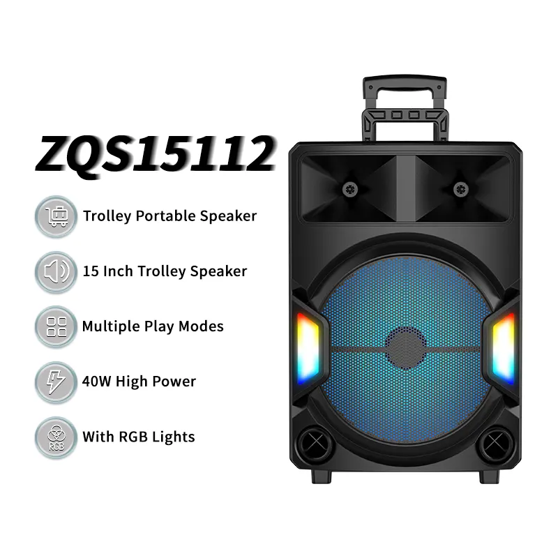 Boxa wireless cu Bluetooth 5.0, slot pentru card SD, port USB, conexiune jack 3.5 și radio. [5]