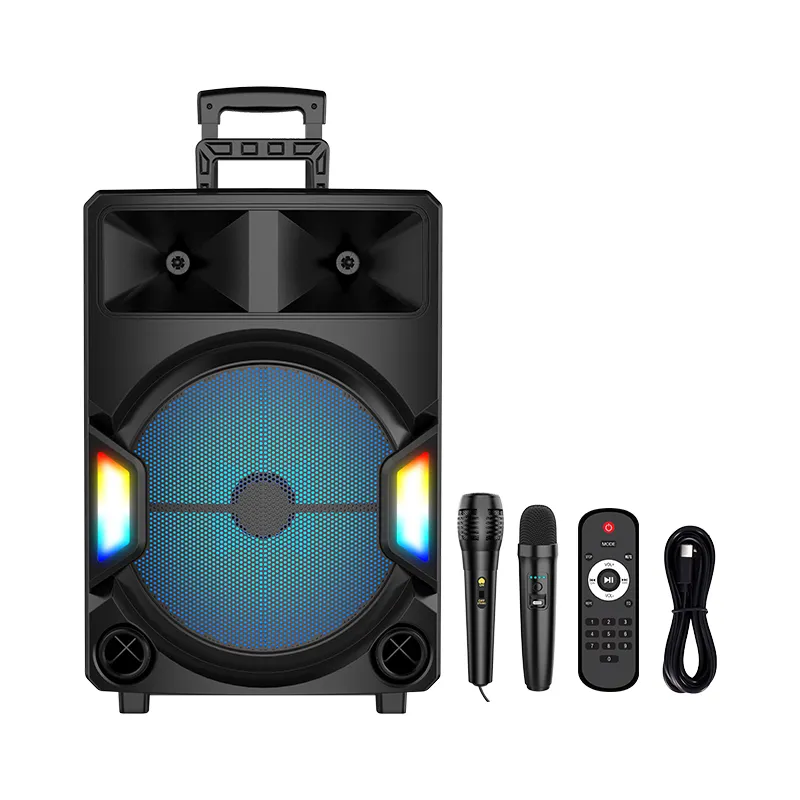 Boxa wireless cu Bluetooth 5.0, slot pentru card SD, port USB, conexiune jack 3.5 și radio. [2]