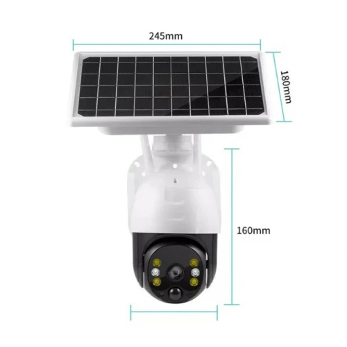 Camera de supraveghere 4G cu Panou Solar Atasat si Senzor de Miscare [3]