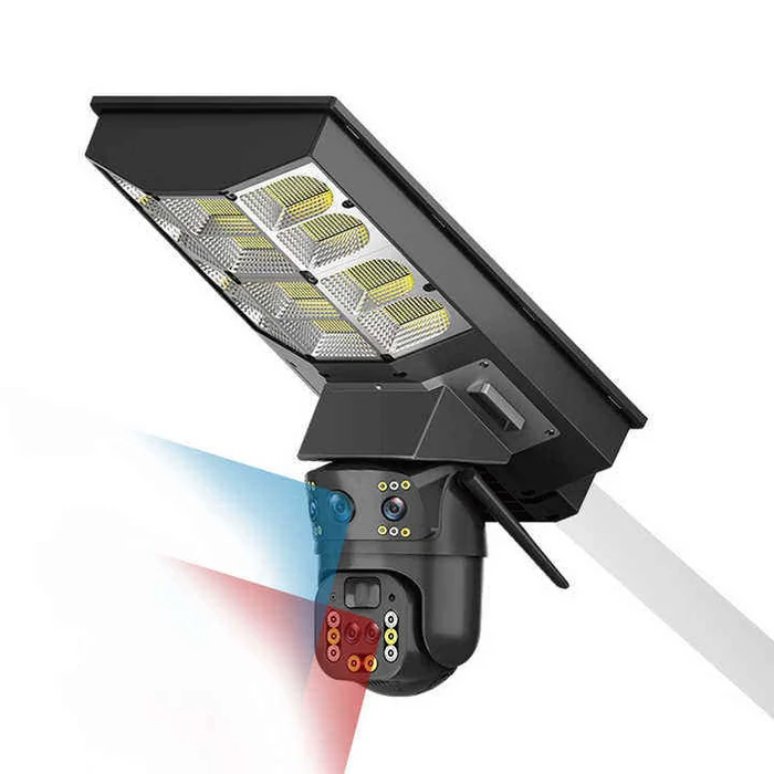 Cameră de Supraveghere Solară 4MP cu Lampă LED, PTZ, WiFi / 4G, Acumulator 18000mAh, PIR + Radar, V380 Pro, IP66 [3]