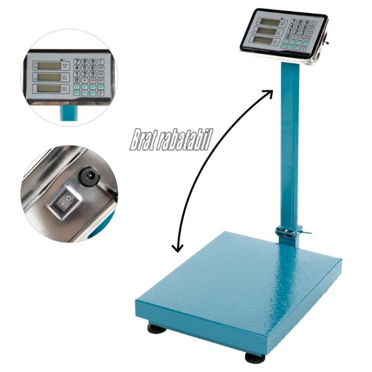 Cantar cu platforma si brat rabatabil, maxim 600kg [2]