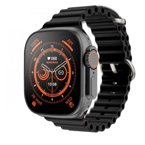 Ceas inteligent SmartWatch Ultra Plus, compatibil cu orice telefon, apel Bluetooth, incarcator wireless [2]