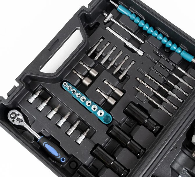 Cheie de Impact- Masina de Insurubat German , 550Nm, 40 de Accesorii, 2 Acumulatori 48V si Valiza Inclusa [2]
