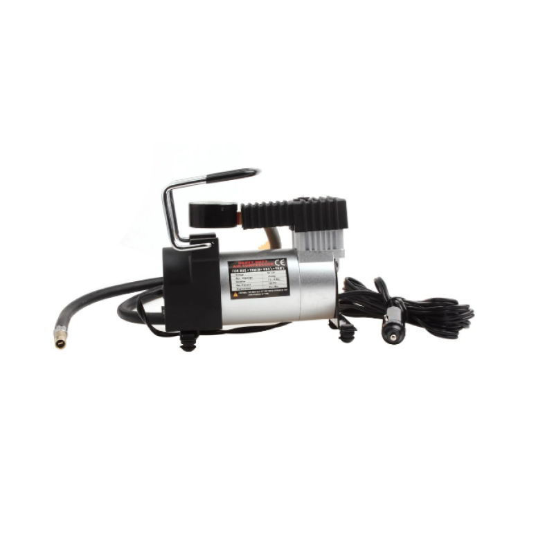 Compresor Auto Portabil 12V, 150 PSI, 35L/min, Manometru Integrat, Duze Multiple, pentru Autoturisme, SUV-uri și Biciclete [3]