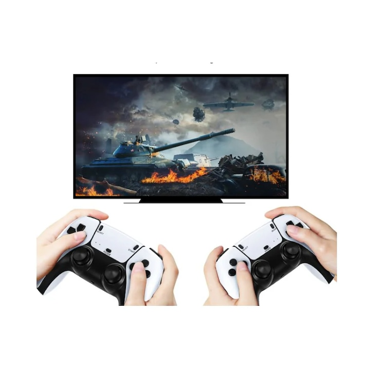 Consola tip Stick cu jocuri retro, 20.000 de Jocuri Video, 9 Emulatoare, 64 GB, 2xControler Wireless 2.4GHz 4K Ultra [2]