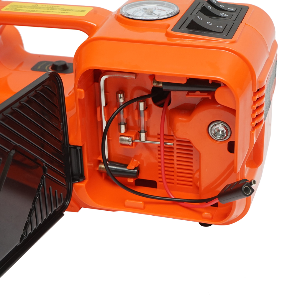 Cric Electric Hidraulic 5T cu Compresor Aer și Cheie de Impact 12V, Kit Complet pentru Schimb Roți și Urgențe Auto [6]