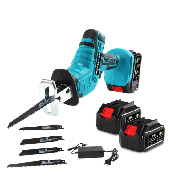 FIERASTRAU ELECTRIC TIP SABIE CU 2 ACUMULATORI 48V + 4 LAME CADOU [2]