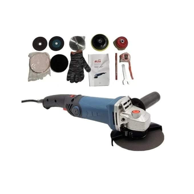 Flex Polizor unghiular 125mm, 3000w, 10 accesorii, variator turatie, 11000rpm CAMPION [1]