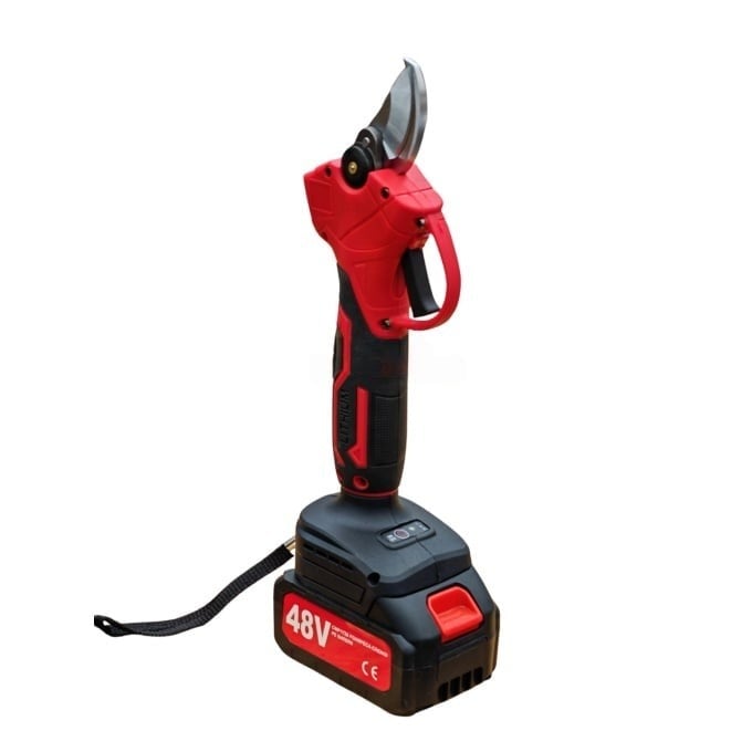 Foarfeca gradina electrica Motoyama Japan cu 2 acumulatori 48V x 8AH, pentru gradina, diametru taiere 27mm, Valiza, profesional [3]