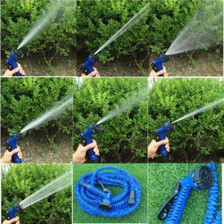 Furtun extensibil Magic House pentru gradina 30 m + Pistol de Udat + Breloc inscriptionat GrigProject [2]