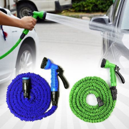 Furtun extensibil Magic House pentru gradina 30 m + Pistol de Udat + Breloc inscriptionat GrigProject [3]