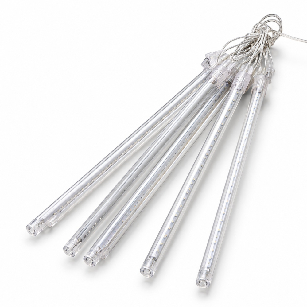 Instalație luminoasă tip ploaie, 45 cm, lumină multicoloră 8 buc [2]
