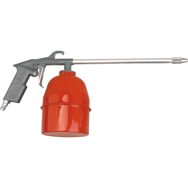 Kit Compresor Aer 5 Piese Profesional – Pistol Umflat cu Manometru, Pistol Vopsit, Pistol Suflat, Pistol Lichid și Furtun Spiralat 4m [6]