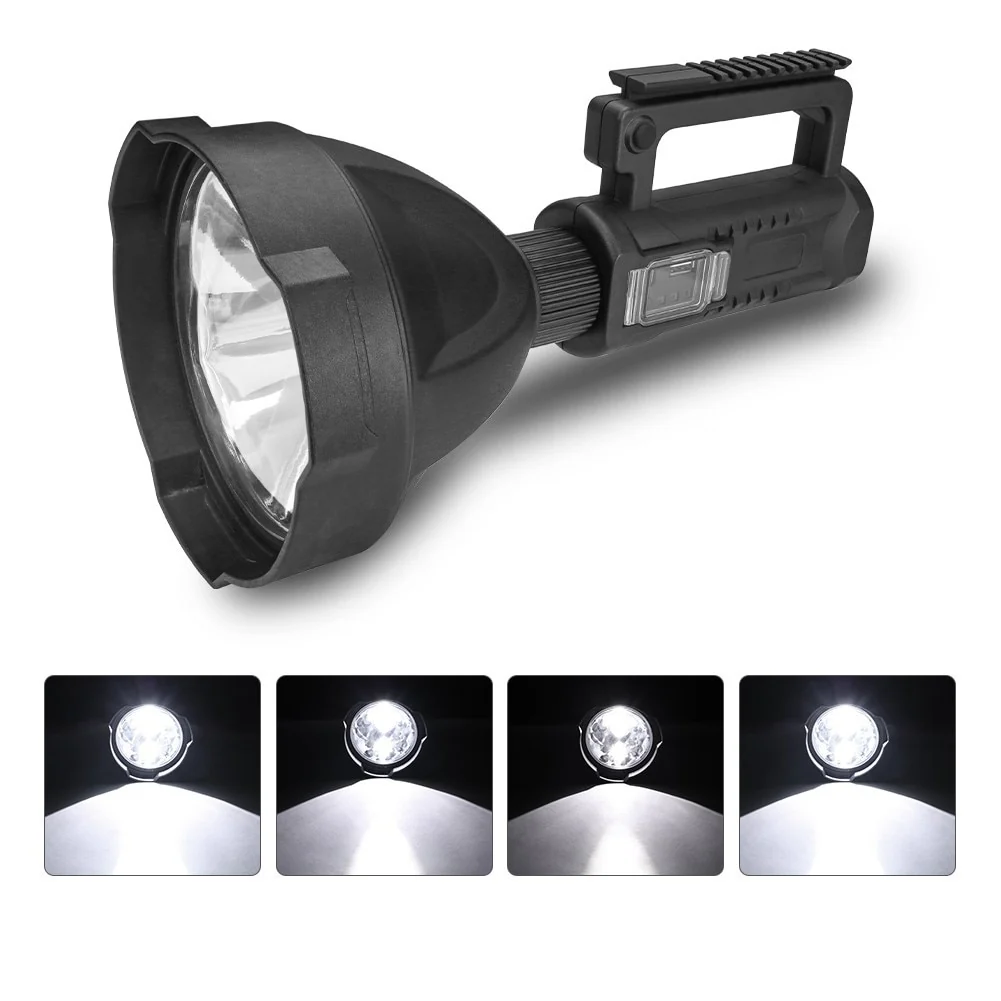 Lanterna LED, reincarcabila, functie Powerbank, 4 moduri iluminare, trepied inclus [6]