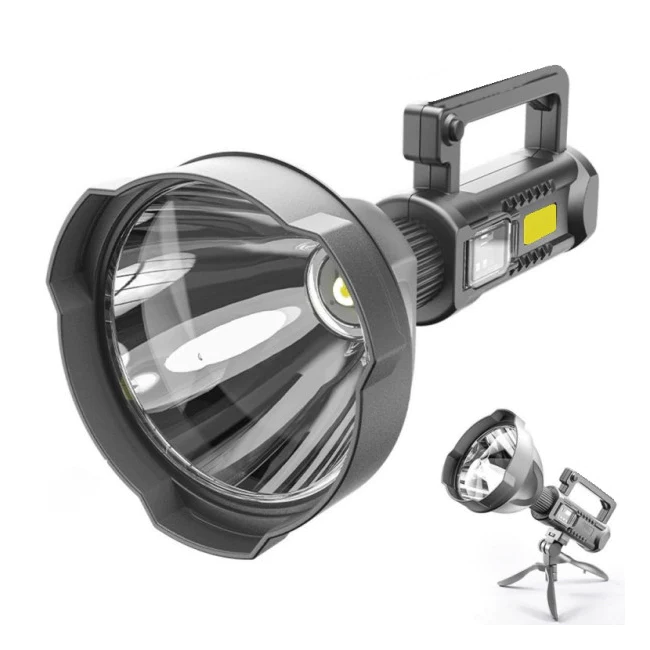 Lanterna LED, reincarcabila, functie Powerbank, 4 moduri iluminare, trepied inclus [4]