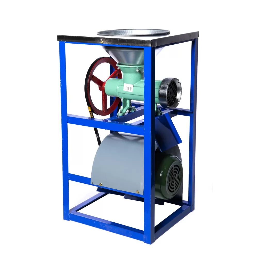 Masina de tocat carne PROFESIONAL nr. 32, motor electric 2200W, 300kg/h, palnie si masuta inox, profesionala [2]