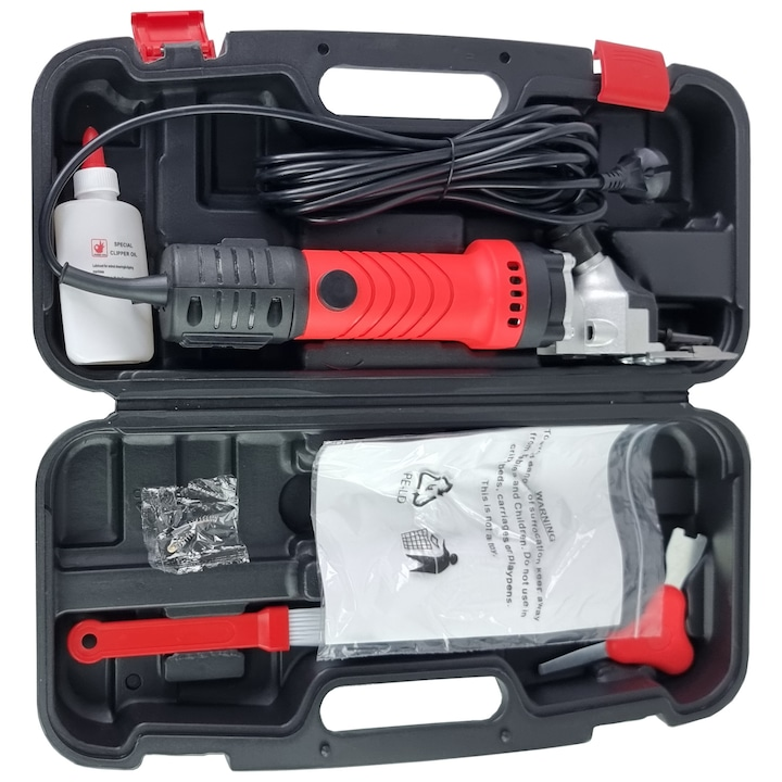 Masina de tuns oi Mencoza™ Lider, 1000W, electrica, 5 viteze, accesosii incluse, 3000rpm, lame ascutite laser [2]