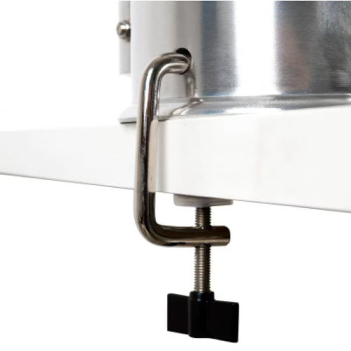 Mașină de Umplut Cârnați Verticală Craft-Tec MX1833, Capacitate 6 KG, 6 Pâlnii Incluse, Corp Metalic, Prindere pe Masă, Acționare Manuală [5]