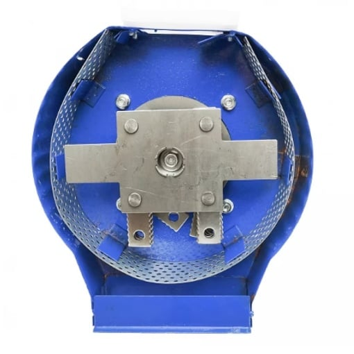 Moara electrica 3.9KW, CMP 1335, 4500A, 300kg/ora, pentru macinat cereale, stiuleti , uruiala, butuc cu 20 ciocanele, 4 site rezerva , albastru [4]