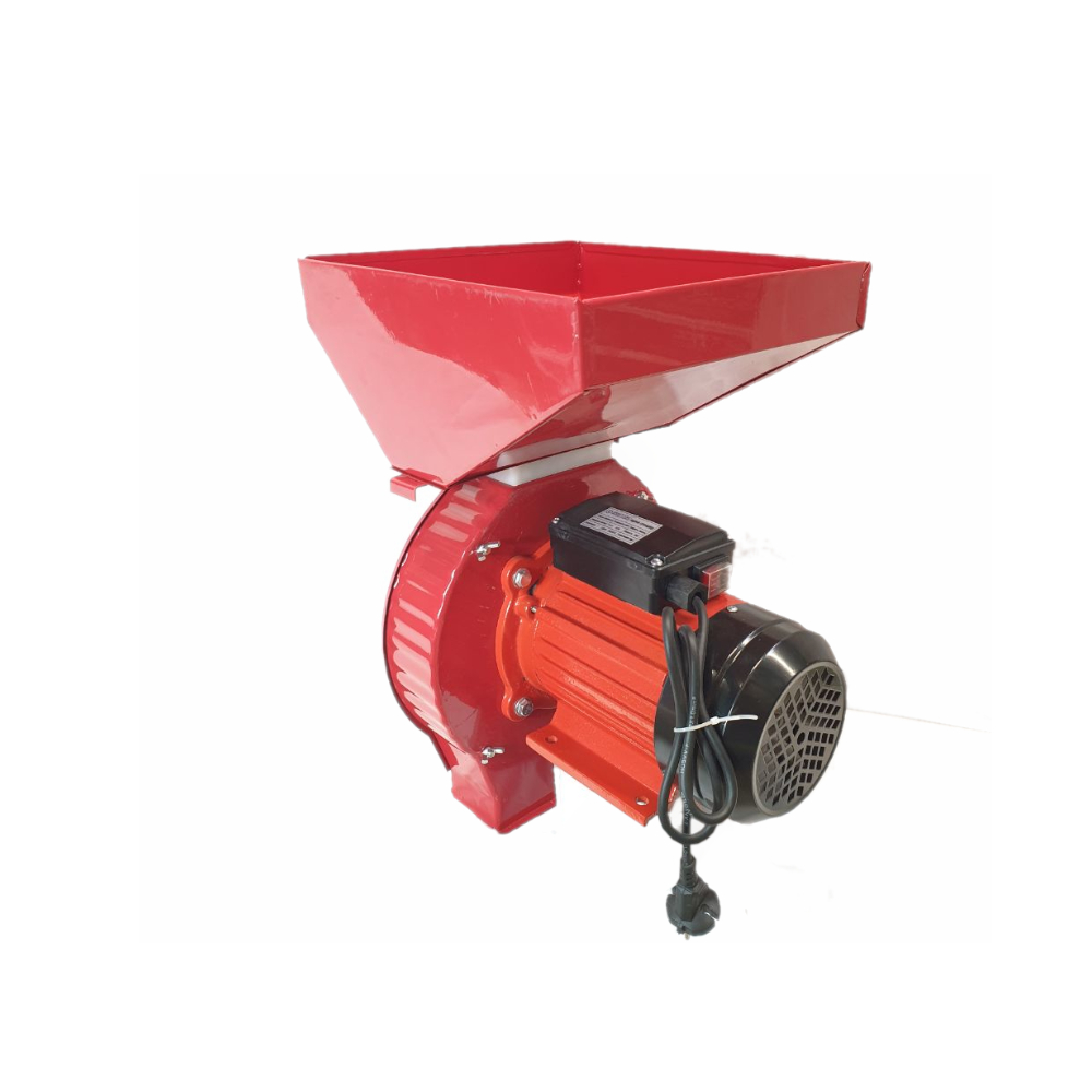 Moara uruiala nr 2, cereale si stiuleti, cuva mare, ROSU+GRI , 4.5 kw CRAFT-TEC MX419 [5]