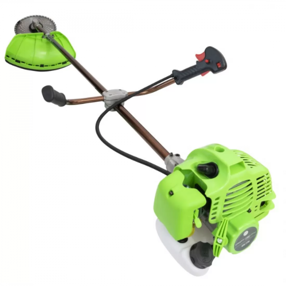 Motocoasa benzina EDON® EXTRA POWER ULTRA PRO X9500, 7 kW, 8.8 CP, 3 Accesorii Tambur Fir, Disc Metal 3 Lame, Banda Sustinerre Tip Centura, 2 Timpi, Verde [3]