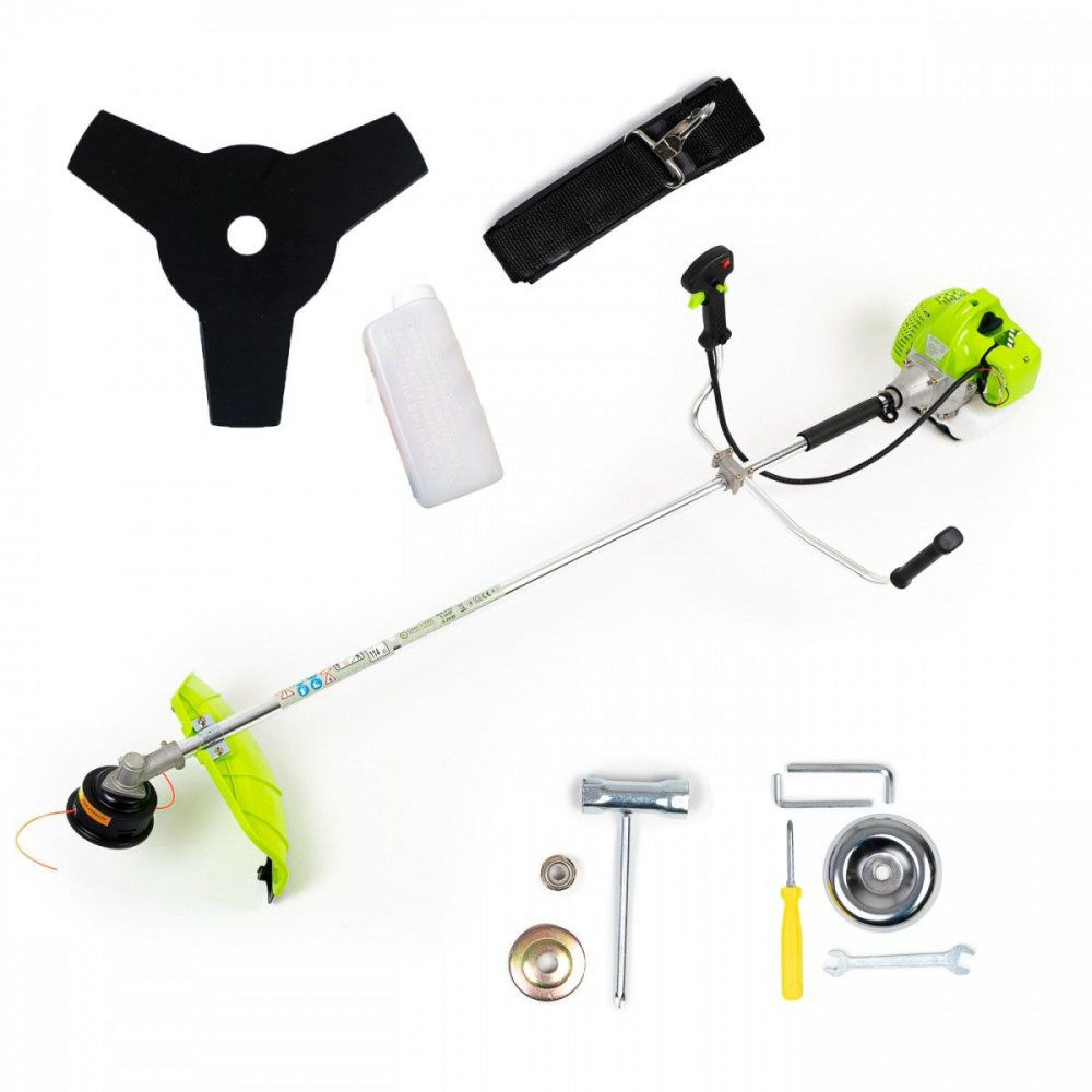 Motocoasa Benzina Ultra PRO Craft-Tec - 8.8 CP, 2 Timpi, 52 CC, 7 kW, 16 Accesorii, Disc Metal + Guta, Trimmer [2]