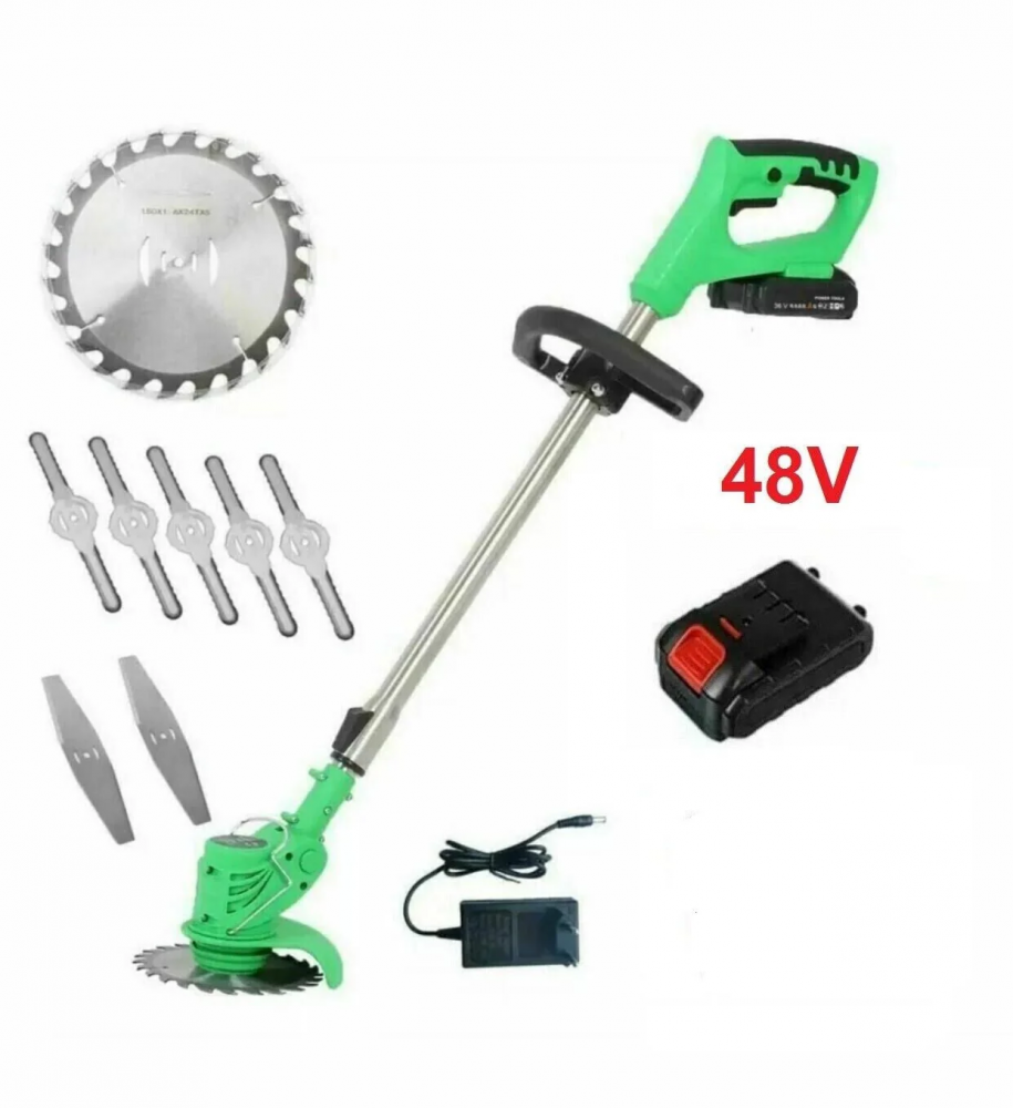 Motocoasa electrica 48V, 4000 mAh, 18000 RPM, cu acumulator [4]